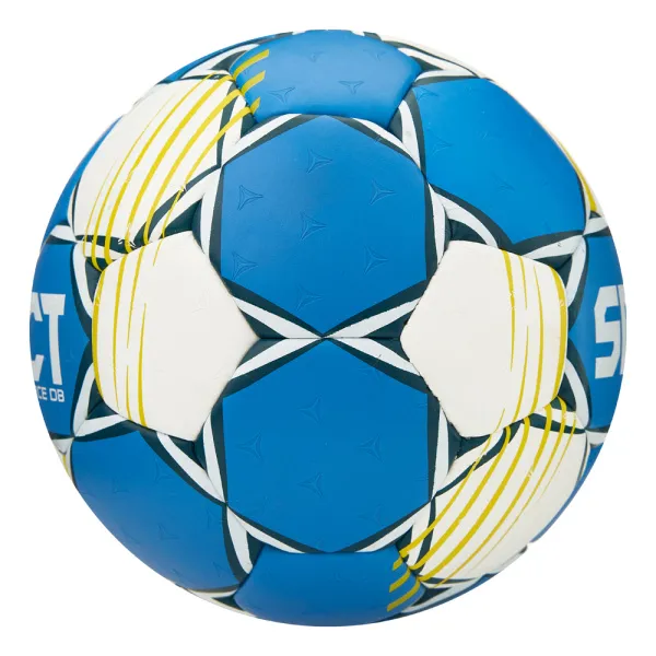 Мяч ганд. SELECT HB FORCE DB V25, 1622858205, Senior (р.3), EHF Appr,ПУ, гибр.сш., сине-белый за 8&nbsp;438.80 ₽ в Новосибирске