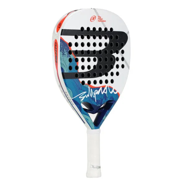 Ракетка для падела BULLPADEL Ionic Power 26, 494411, для продв. игроков, стекловолокно, сине-белый за 28&nbsp;944.20 ₽ в Новосибирске