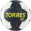 Мяч ганд. TORRES PRO, H32163, р.3, ПУ, 4 подкл. слоя, гибрид. сшивка, черно-бел-желт