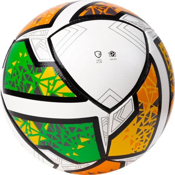 Мяч футзал. TORRES Futsal Club, FS323764, р.4, 10 пан. ПУ, 4 под. сл, гибрид. сш. бело-зел-оранж за 2&nbsp;264.40 ₽ в Новосибирске