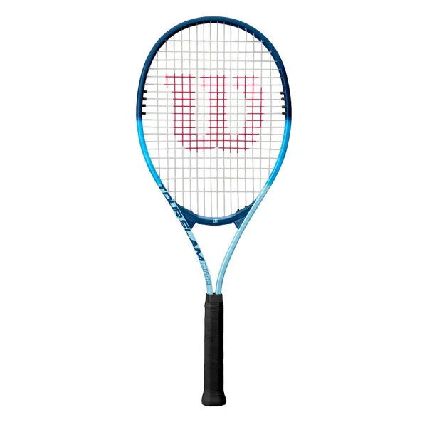 Ракетка б/т Wilson Tour Slam Lite Gr3, WR199010U3,для любит, алюминий, со струнами, сине-голубая за 6&nbsp;358 ₽ в Новосибирске