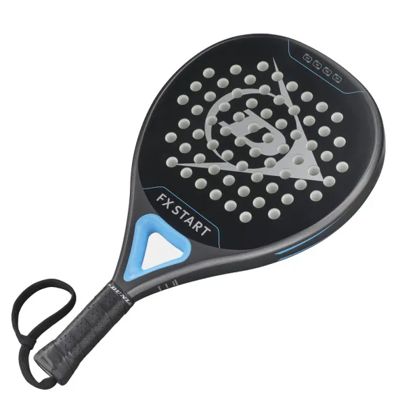 Ракетка для падела Dunlop FX Start, 10370737, для начинающих, гибрид, графит, черно-синий за 13&nbsp;175 ₽ в Новосибирске