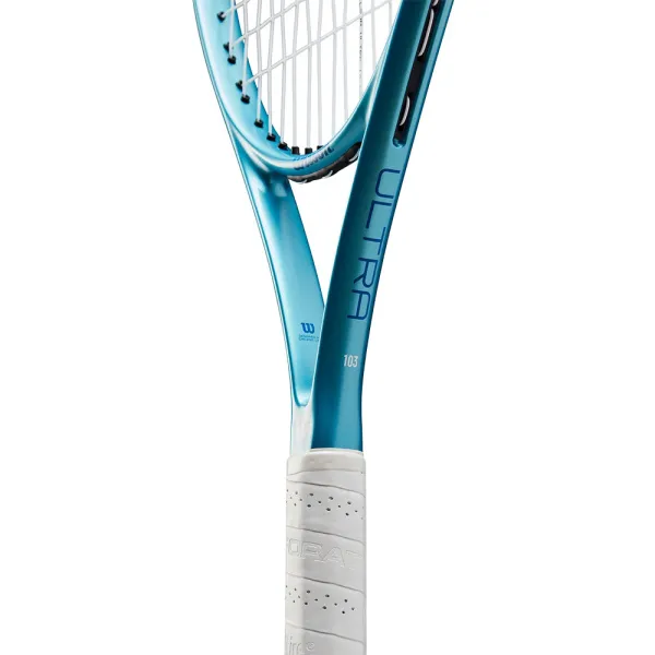 Ракетка б/т Wilson Ultra Power 103 Gr2, WR146910U2, для любителей, графит, со струнами, сине-голубой за 16&nbsp;158.50 ₽ в Новосибирске