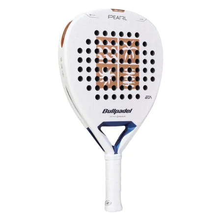Ракетка для падела BULLPADEL Pearl 27, 497249, для проф-в, стекловолокно,карбон, бело-золотистый за 44&nbsp;319 ₽ купить в Новосибирске