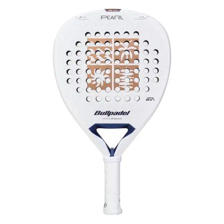 Ракетка для падела BULLPADEL Pearl 27, 497249, для проф-в, стекловолокно,карбон, бело-золотистый за 44&nbsp;319 ₽ купить в Новосибирске