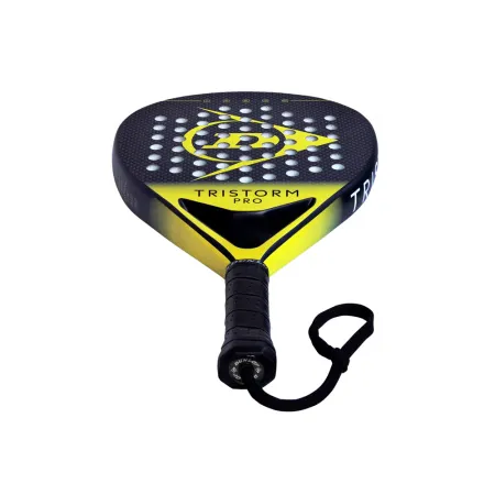 Ракетка для падела Dunlop Tristorm Pro, 10359946, для родв.игроков, стекловолокно, графит, черн-желт за 19&nbsp;643.50 ₽ купить в Новосибирске