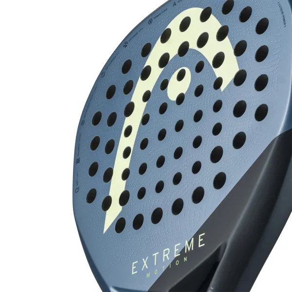 Ракетка для падела HEAD Extreme Motion, 223135, для профессионалов, углеродное волокно, темно-синий за 26&nbsp;894 ₽ в Новосибирске