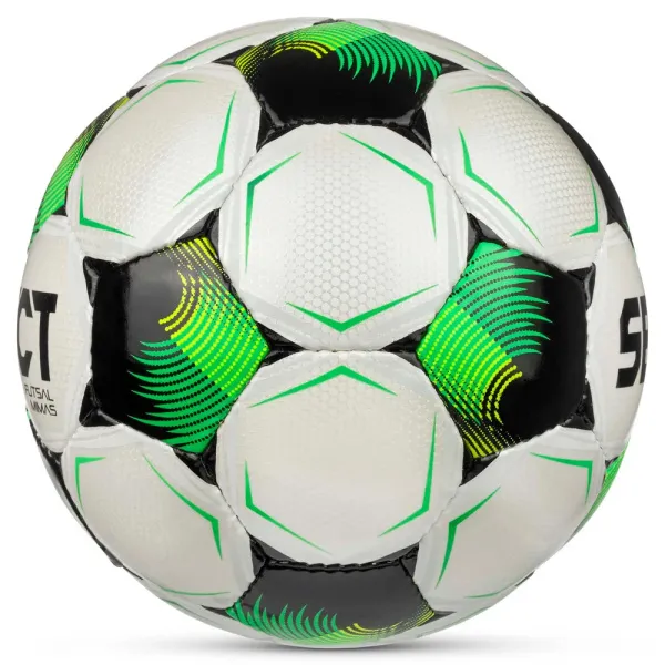 Мяч футзал. SELECT Futsal Mimas V26, 1053471006, р.4,FIFA Basic, 32п, ПУ, руч.сш, бело-зелено-черн. за 6&nbsp;494 ₽ в Новосибирске
