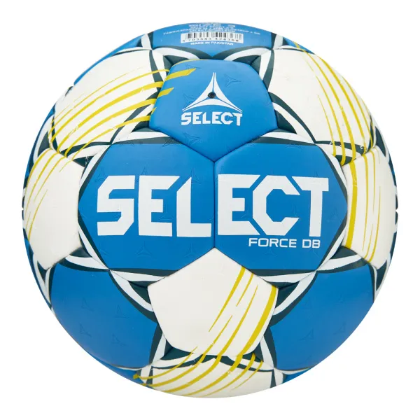 Мяч ганд. SELECT HB FORCE DB V25, 1622858205, Senior (р.3), EHF Appr,ПУ, гибр.сш., сине-белый за 8&nbsp;438.80 ₽ в Новосибирске