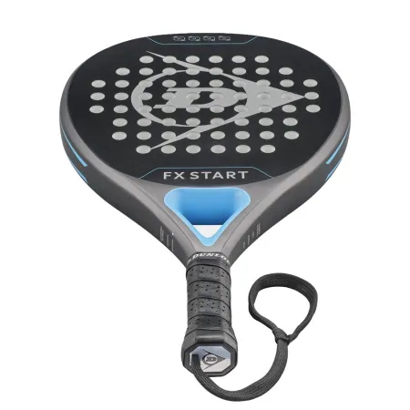 Ракетка для падела Dunlop FX Start, 10370737, для начинающих, гибрид, графит, черно-синий за 13&nbsp;175 ₽ купить в Новосибирске