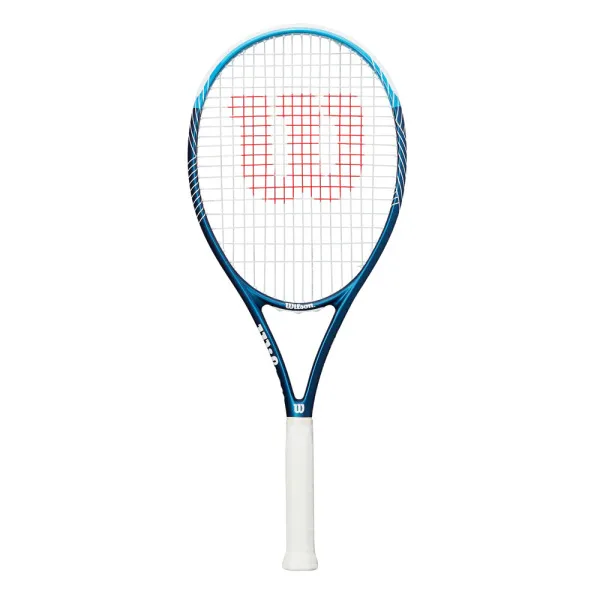 Ракетка б/т Wilson Ultra Power 105 Gr3, WR147010U3, для любит, композит, со струнами, темносин-бел