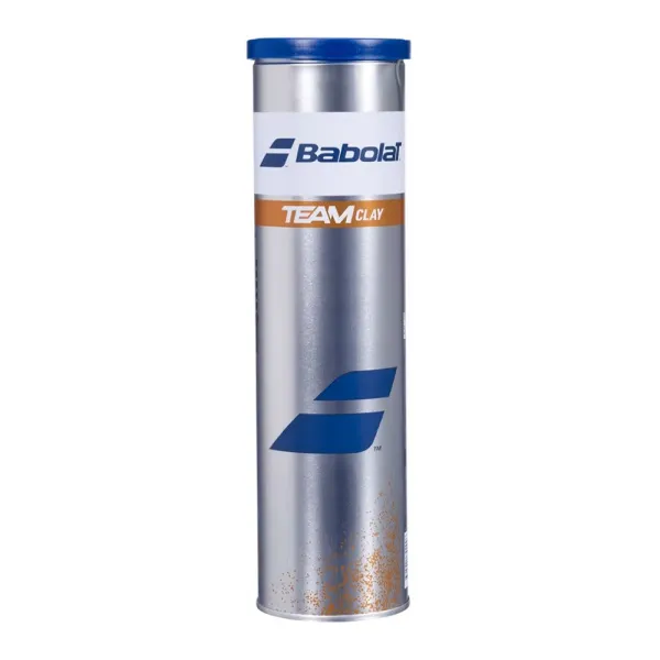 Мяч теннисный BABOLAT Team Clay,502080, уп.4 шт,одобр.ITF, войлок, нат.резина,желтый