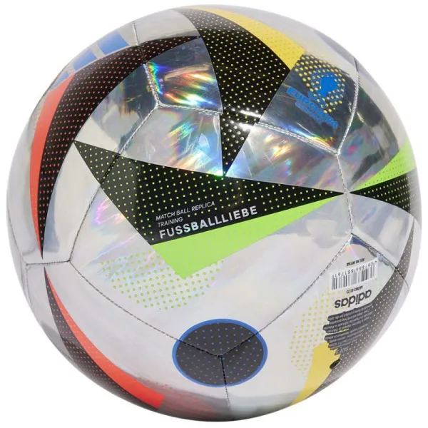 СЦ*Мяч футб. ADIDAS Euro24 Training Foil IN9368, р.5, 12п, ТПУ, маш.сш, серебристый за 3&nbsp;893 ₽ в Новосибирске