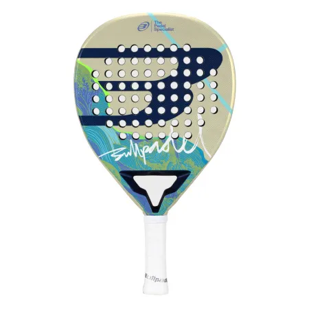 Ракетка для падела BULLPADEL Ionic Light 26, 494413, для игроков ср.уровня, карбон, бежево-бирюзовый за 24&nbsp;347.40 ₽ купить в Новосибирске