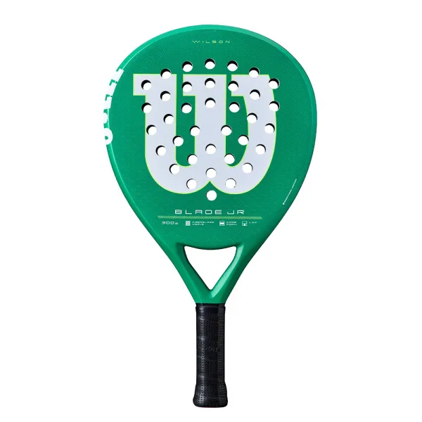 Ракетка для падела WILSON Blade Jr  V4 Padel, WR213811U0, для начин-х, стекловолокно, зеленый